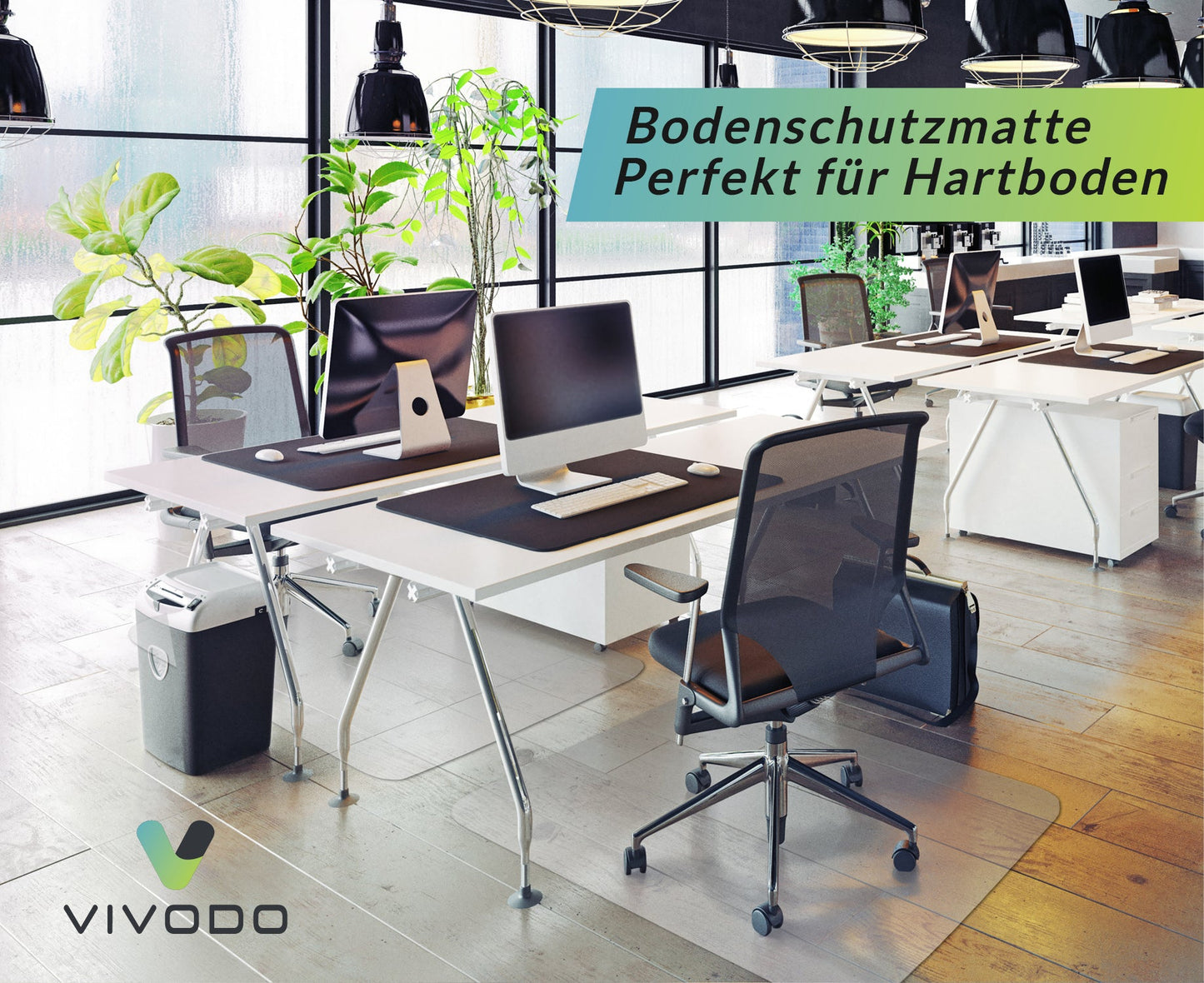 Vivodo Bodenschutzmatte 115 x 135 cm Hartboden Vivodo Onlineshop